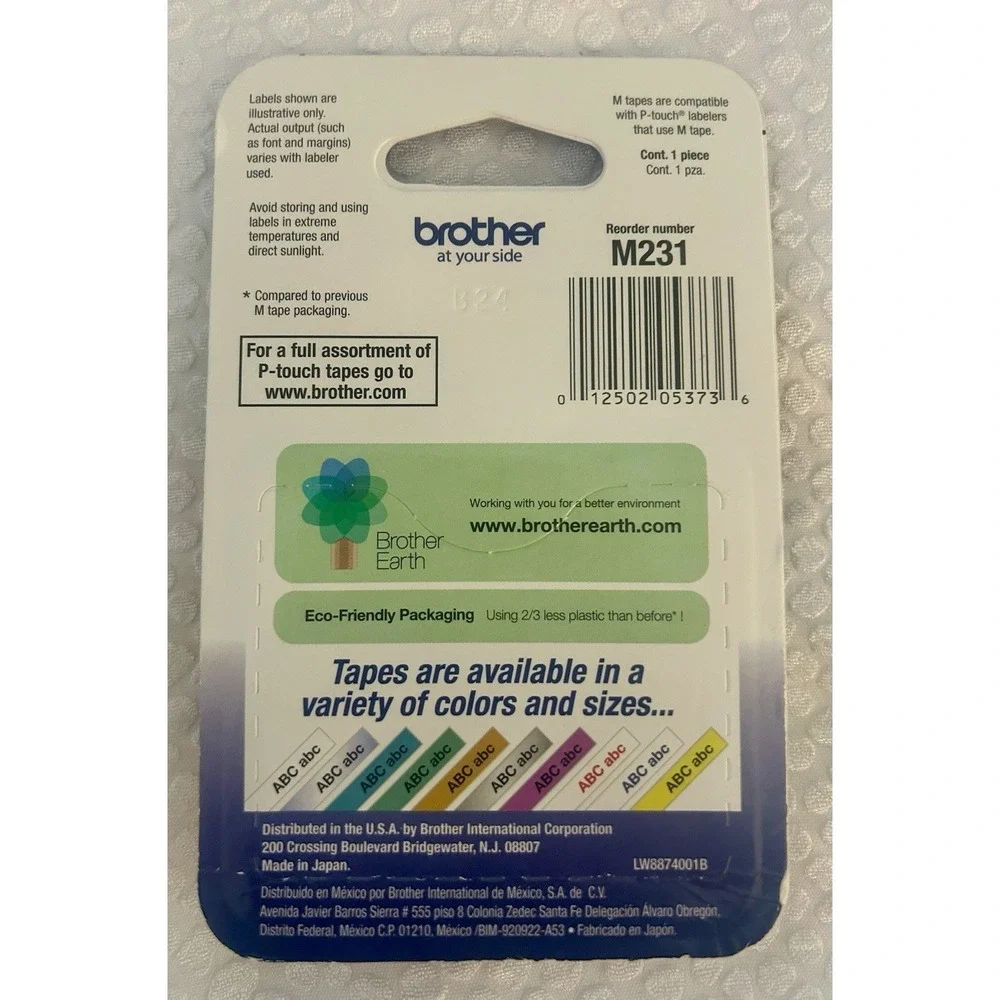 Brother M231 P-touch Label Tape 1/2